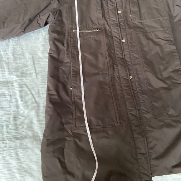 Land's End 3/4 Length Waxed Nylon Shell, Quilten Inner. Size XL EUC - Picture 15 of 16